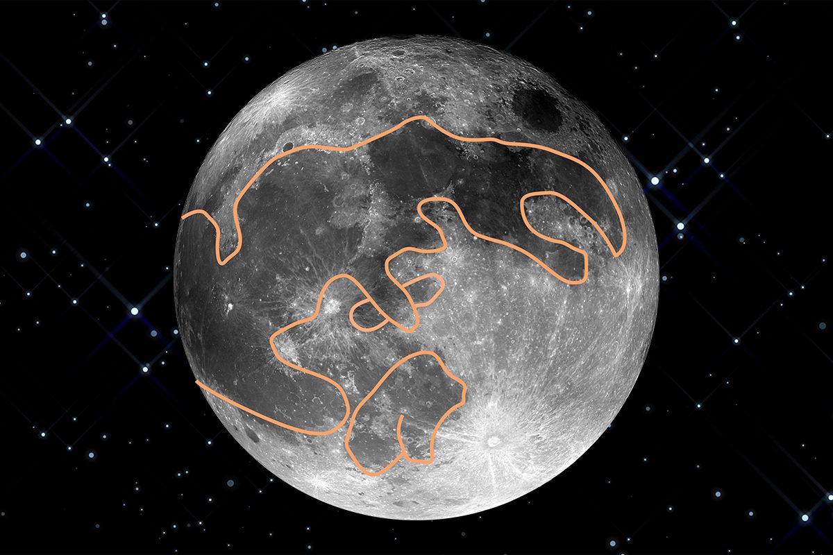 The Rabbit in the Moon. Credit: BBC Sky at Night Magazine, Mark Garlick, Science Photo Library, Getty Images