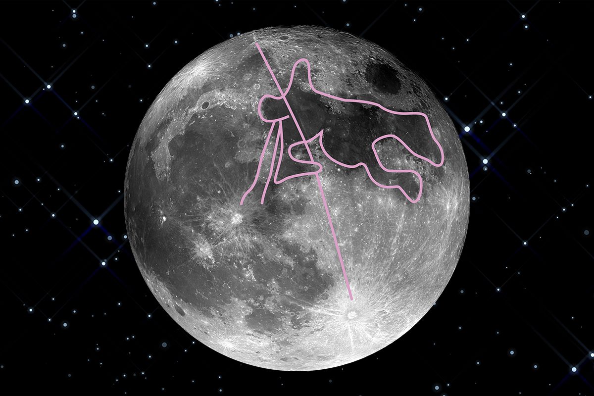 The Man with Bundle of Sticks in the Moon. Credit: BBC Sky at Night Magazine, Mark Garlick, Science Photo Library, Getty Images