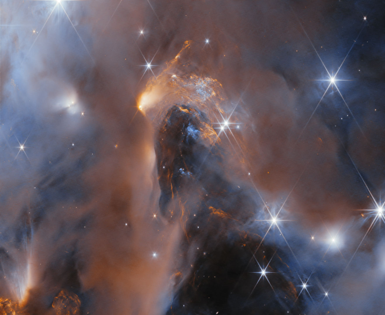 Reflection nebula NGC 1333 James Webb Space Telescope, 27 August 2024 Credit: ESA/Webb, NASA & CSA, A. Scholz, K. Muzic, A. Langeveld, R. Jayawardhana