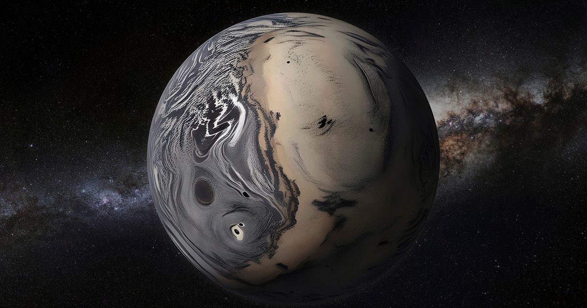 Artist's impression of a rogue planet. Could rogue planets host life? Credit: Pablo Carlos Budassi/Stocktrek Images/Getty Images