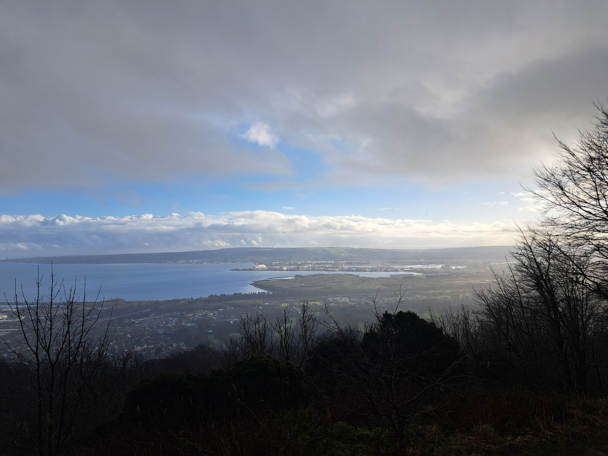 If you're in Belfast, ascending Cave Hill could make for a stunning view of the August 2026 solar eclipse low in the sky. Credit: Iain Todd