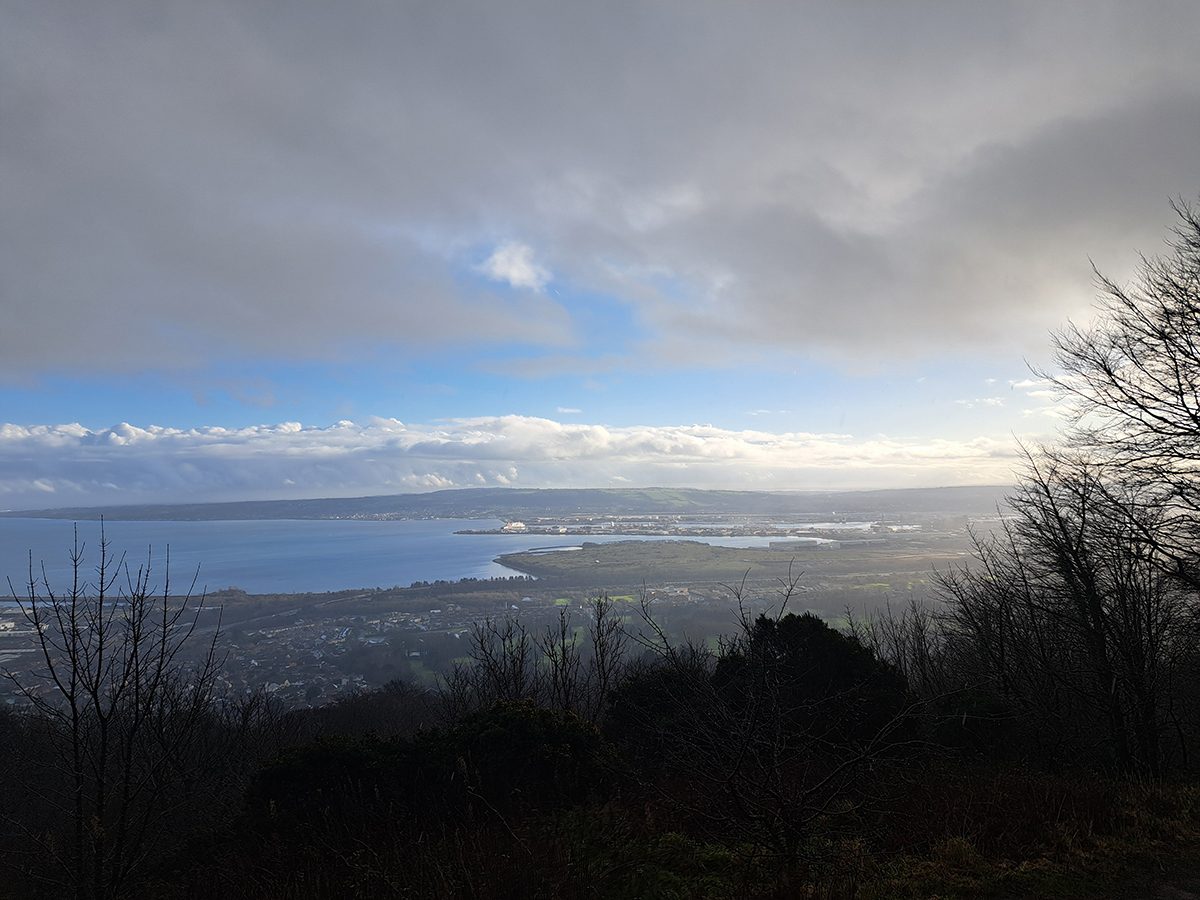 If you're in Belfast, ascending Cave Hill could make for a stunning view of the August 2026 solar eclipse low in the sky. Credit: Iain Todd