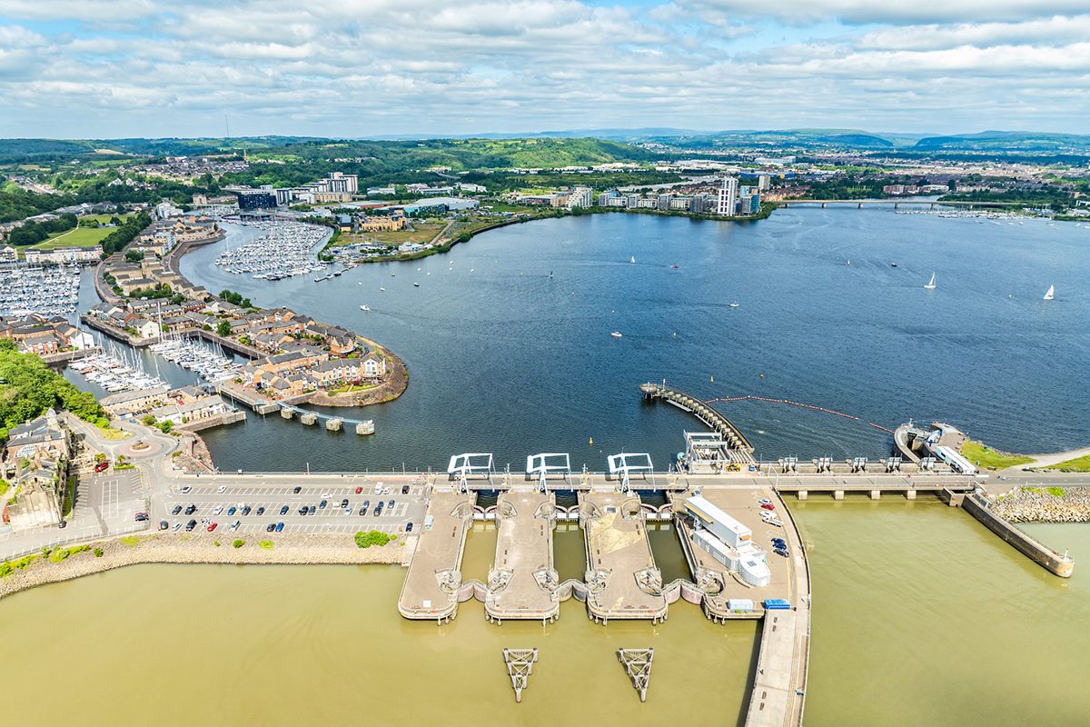In Cardiff? Try Cardiff Bay Barrage as a viewing point for the August 2026 solar eclipse. Credit: Chunyip Wong