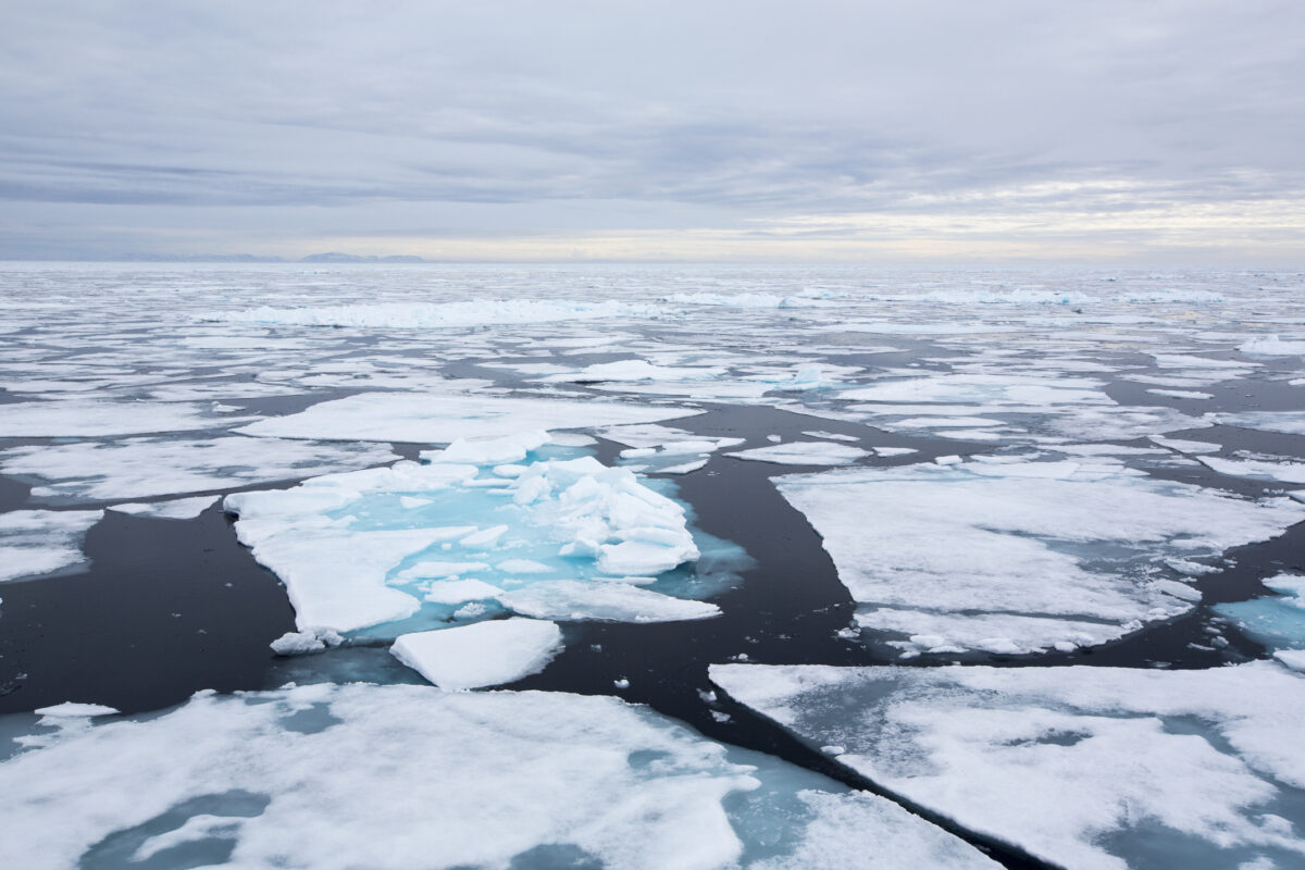 Climate change is already causing sea ice to retreat rapidly. Credit: Ashley Cooper / Getty Images