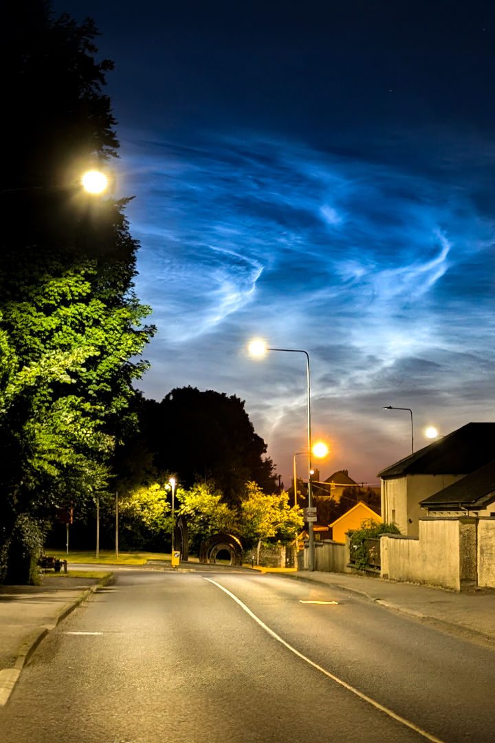 Noctilucent clouds Treasa Giblin Frazer, Lifford, Co Donegal, Ireland, 26 June 2024 Equipment: Google Pixel 8 smartphone