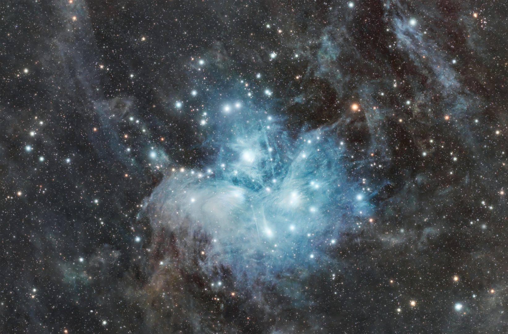 The Pleiades, M45 Eugene Muller, Solihull, West Midlands, UK, 21 November 2025 Equipment: ZWO ASI2600MC Duo camera, William Optics RedCat 51 refractor, ZWO AM5 mount