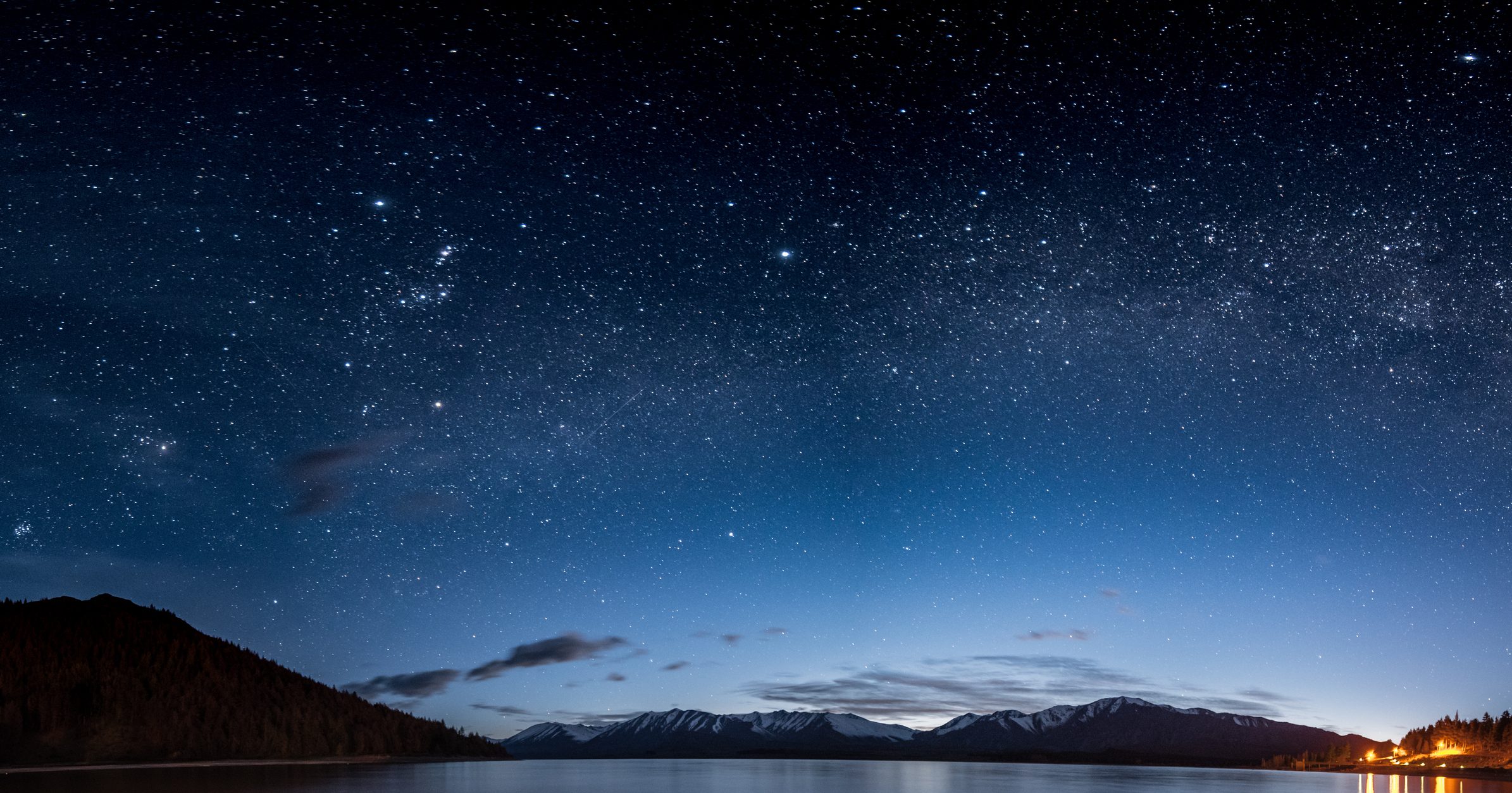 The night sky over Lake Tekapo, New Zealand. Credit: Nigel Killeen / Getty Images