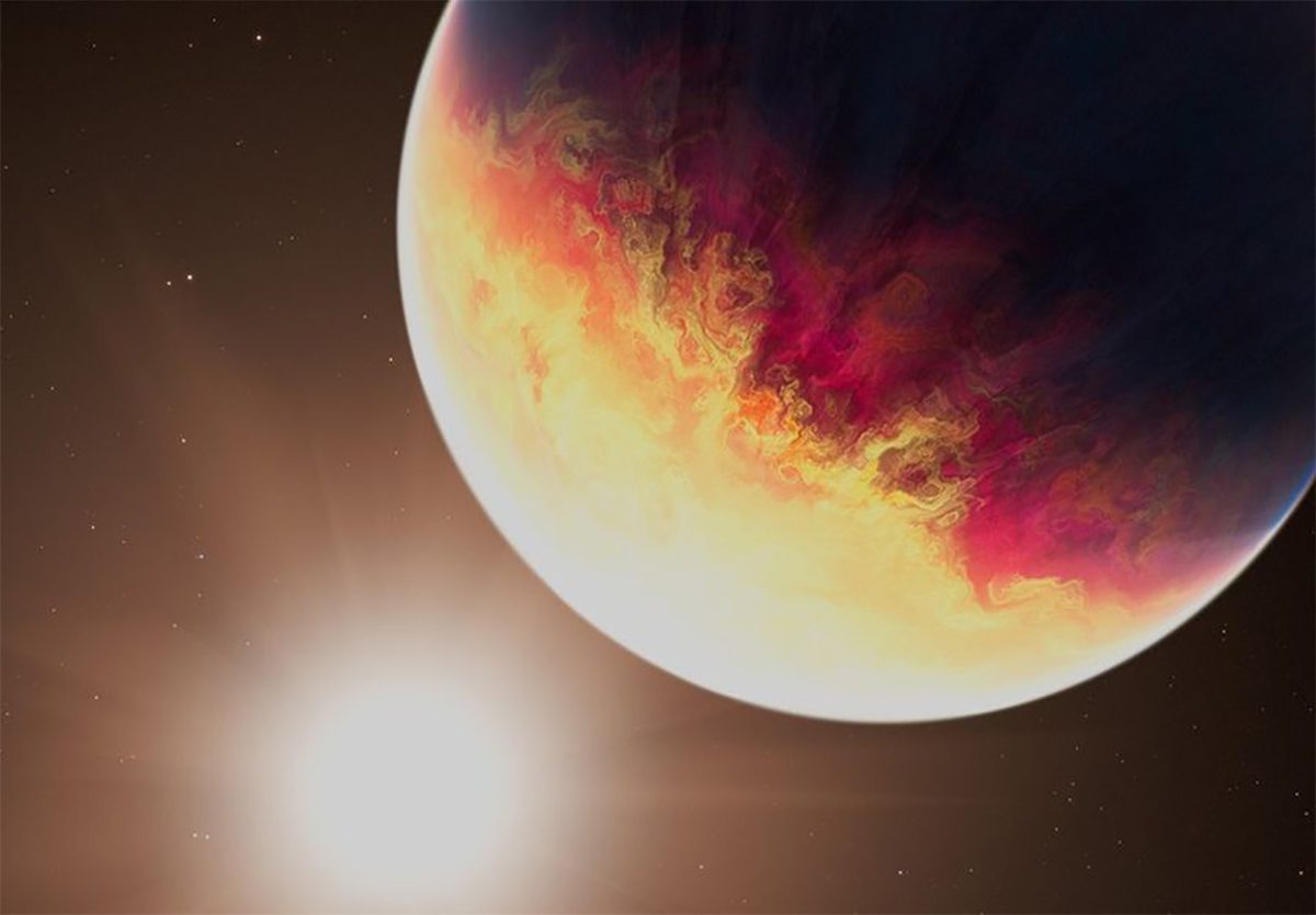 Artist's impression of Pink Planet GJ504b. Credit: NASA/Goddard Space Flight Center