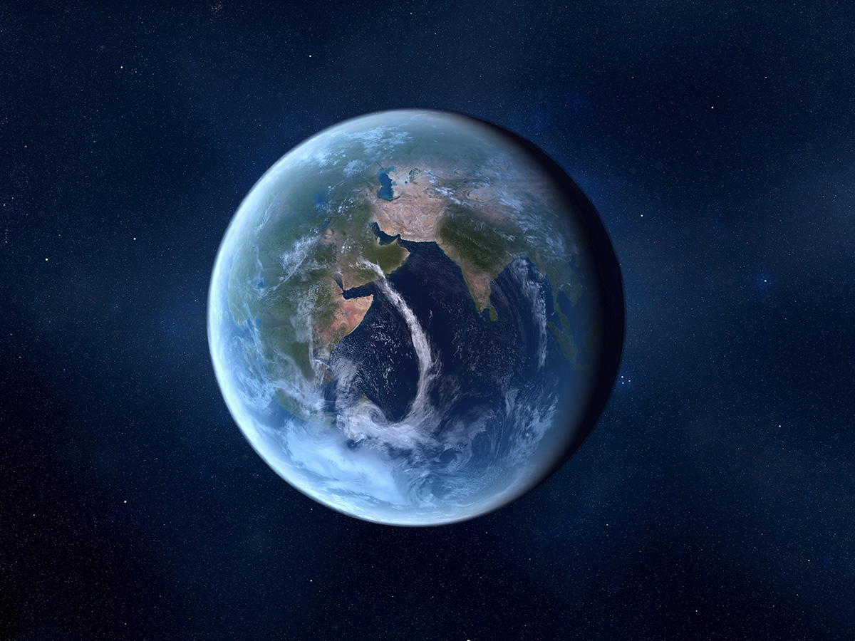 Earth-like alien planet. Credit: SCIEPRO / Getty Images