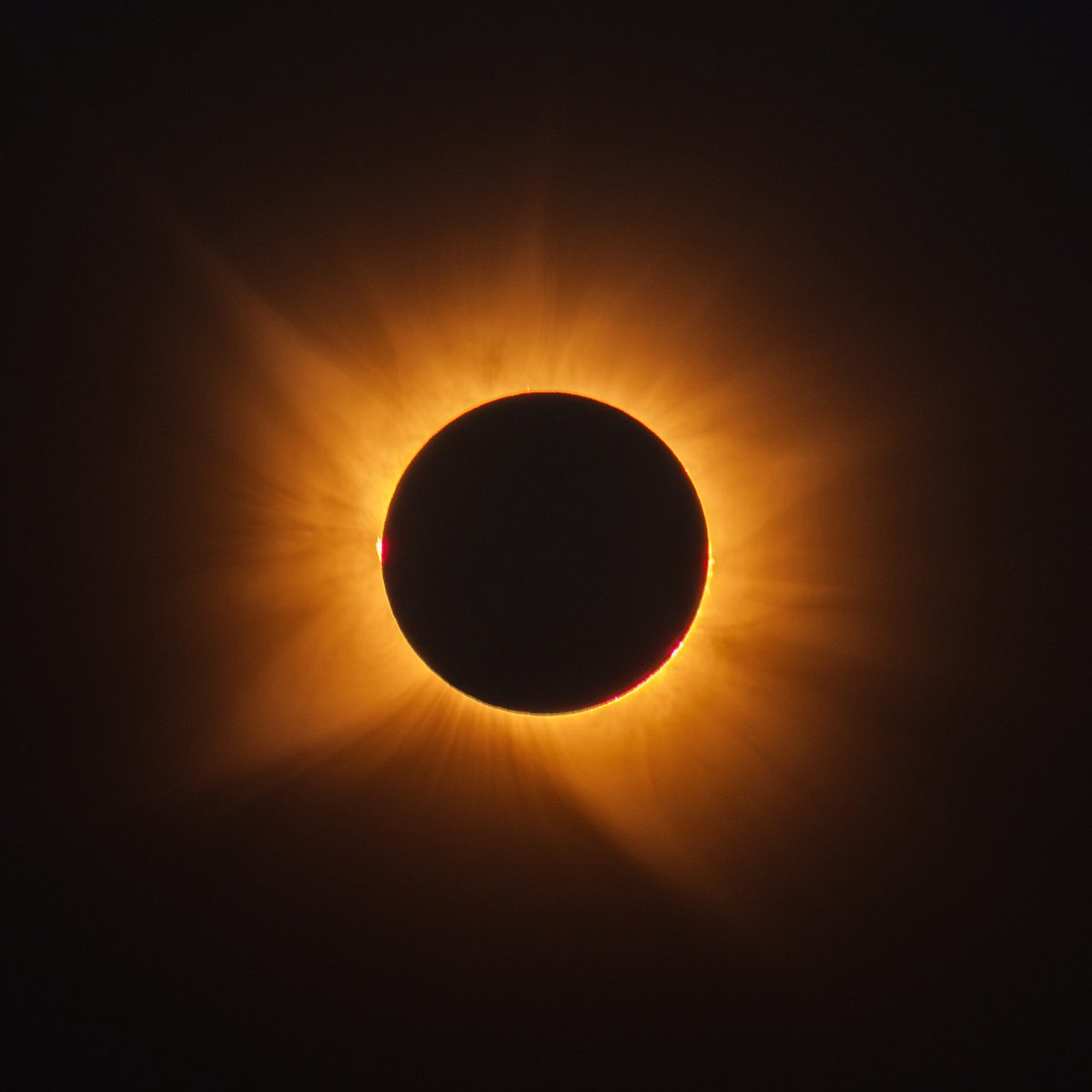 The total solar eclipse of 12 August 2026, captured by Yoël Taïeb near Peñafiel Castle in Valladolid province, north-central Spain. Credit: Yoël Taïeb