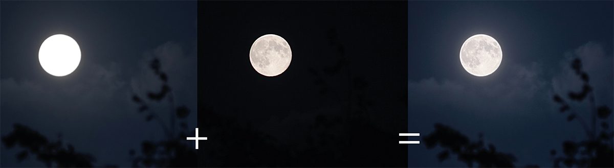 Build composite images to catch both the Moon and the foreground at their best. Credit: Will Gater