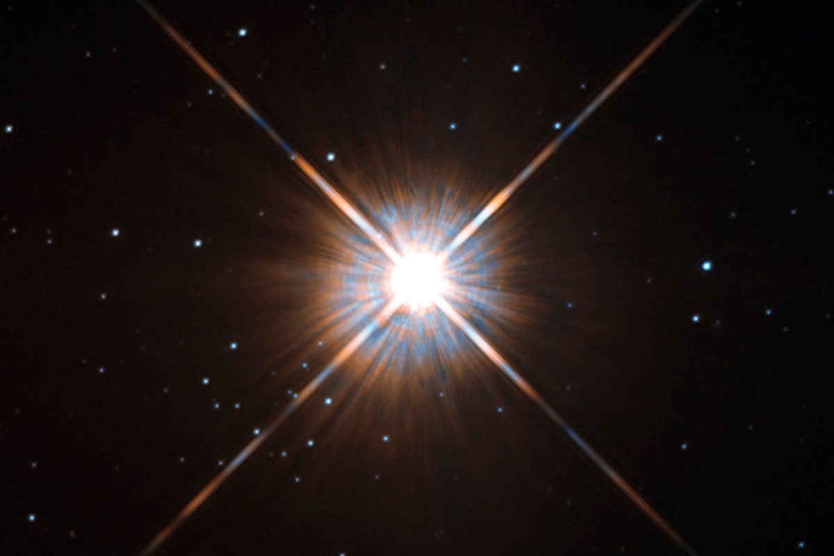 A Hubble Space Telescope image of Proxima Centauri, the closest star to the Solar System. Credit: ESA/Hubble & NASA