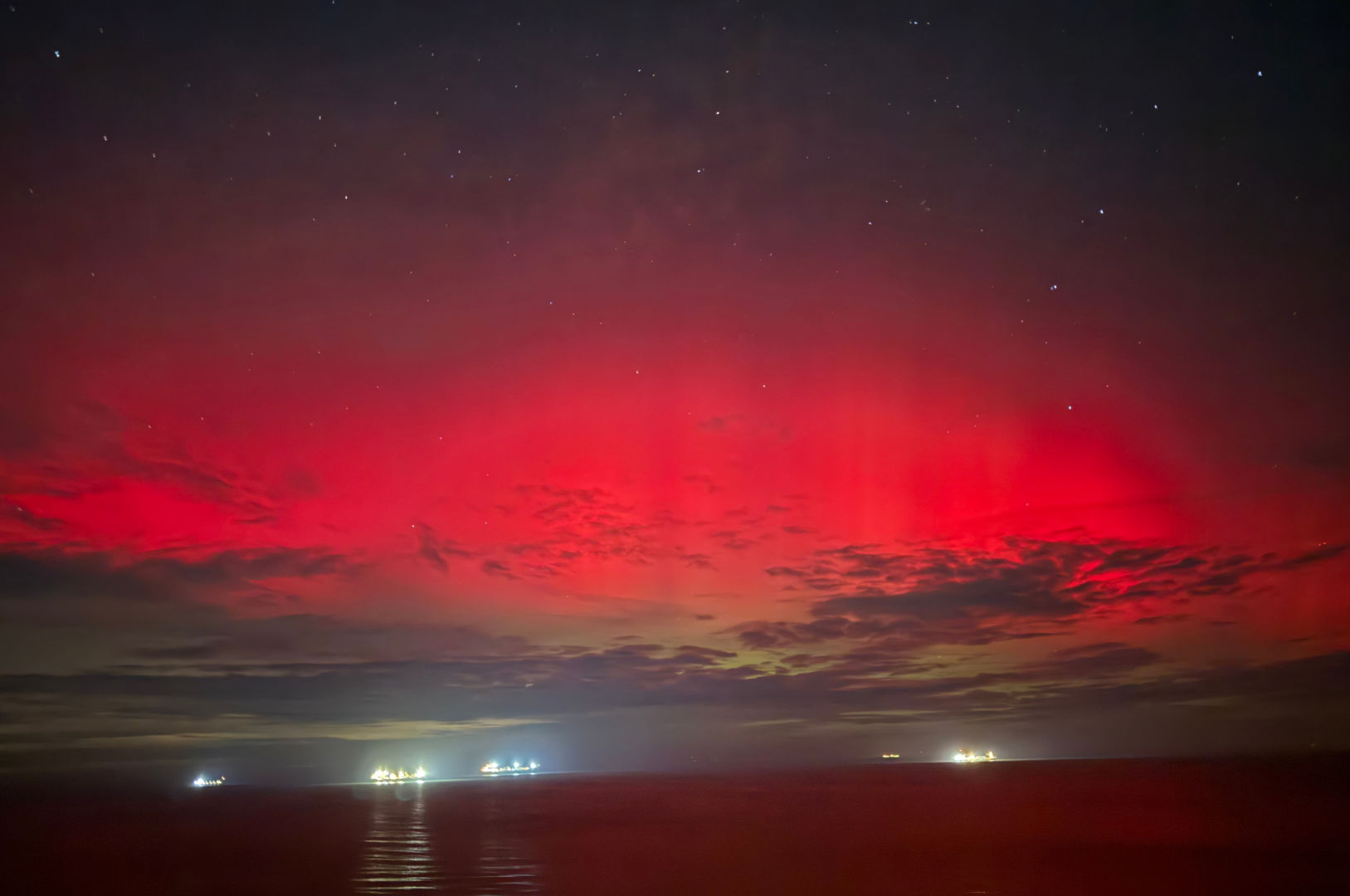 Aurora borealis Manisha Virdi, Margate, Kent, UK, 19 January 2026 Equipment: iPhone 16 Pro