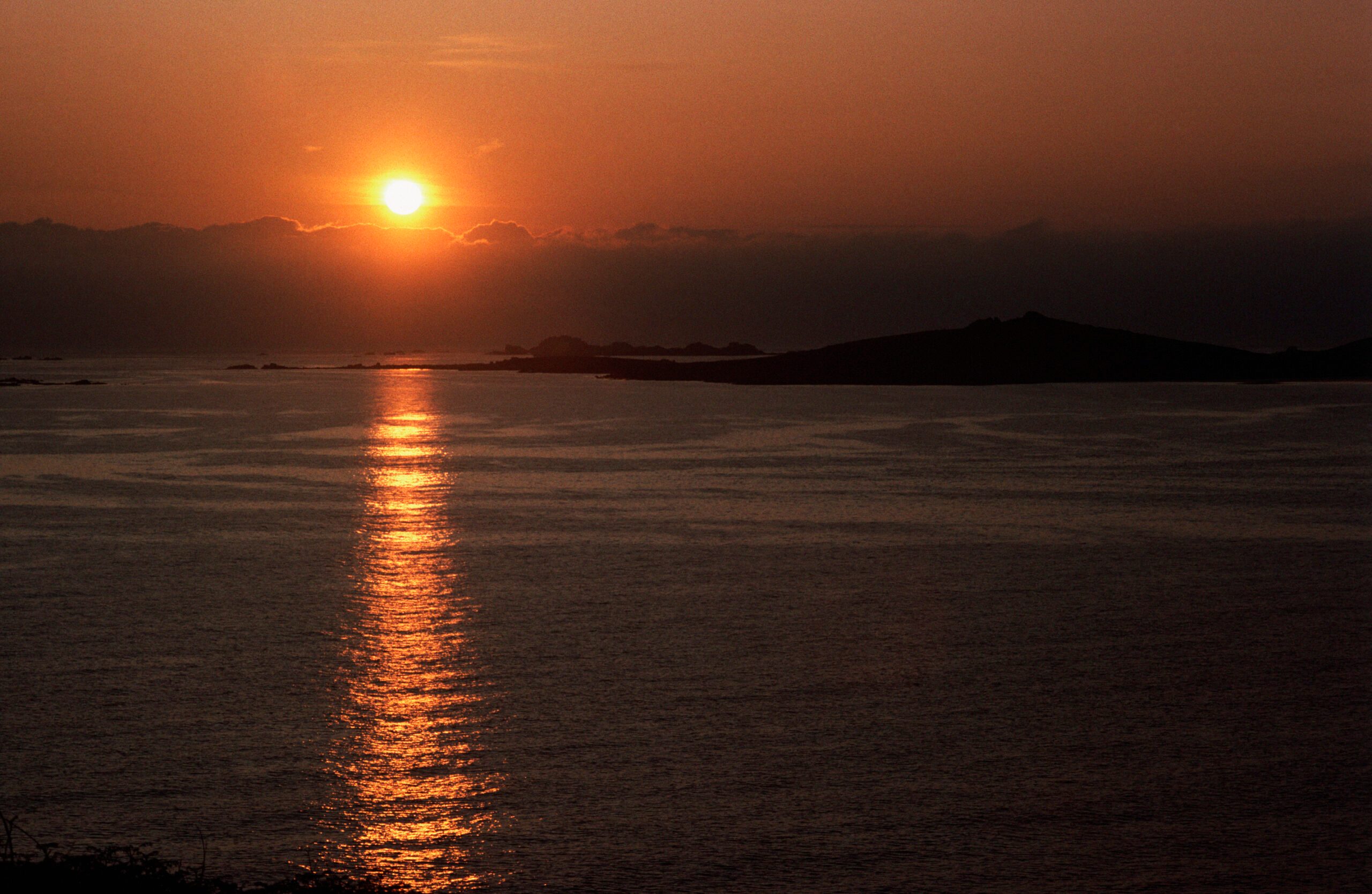 The Scilly Isles will see a 96% partial solar eclipse just before sunset on 12 August 2026. Credit: Roger Tidman / Getty