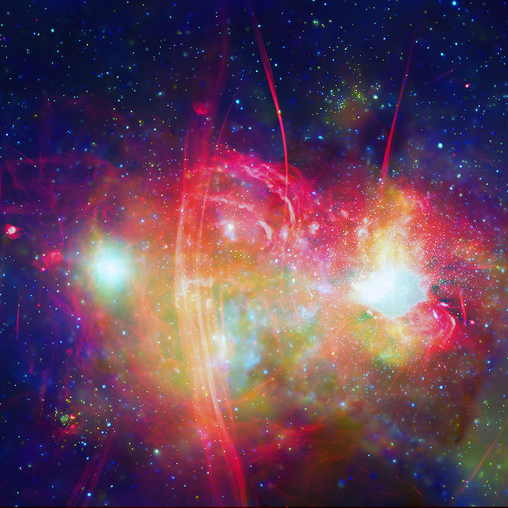 Sagittarius A* Chandra X-ray Observatory, July 2001. Credit: X-ray: NASA/CXC/UMass/D. Wang et al.; Radio: SARAO/MeerKAT