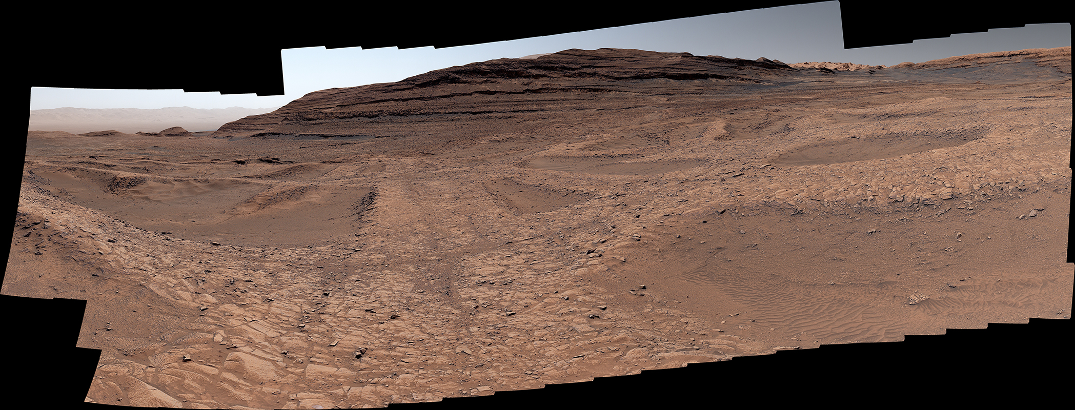 Spiderweb-like bodywork formations seen by NASA’s Curiosity Mars rover on 26 September 2025. Credit: NASA/JPL-Caltech/MSSS