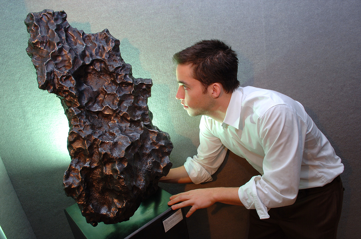 Meteorites such as this one, which crash-landed in Gran Chaco, Argentina, can easily command prices of up to half a million US dollars at prestigious auction houses.