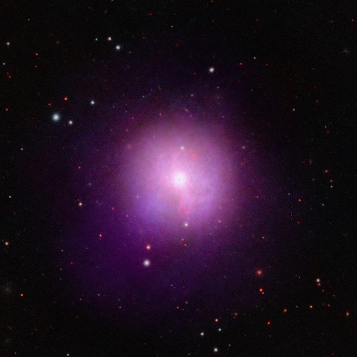 Widefield view of NGC 5044. Credit: X-ray: NASA/CXC/Univ. of Bologna/F. Ubertosi; Image Processing: NASA/CXC/SAO/N. Wolk