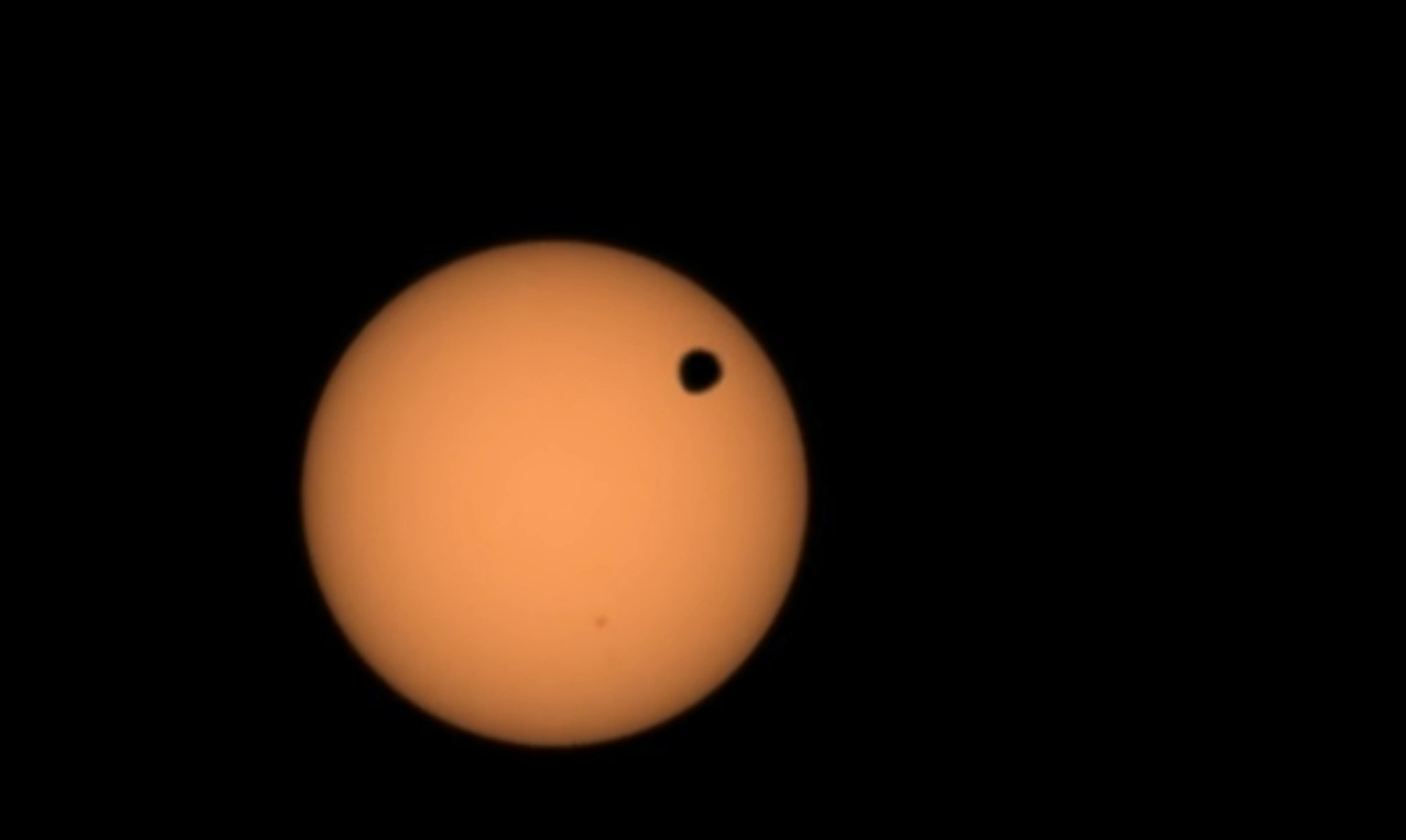 Transit of Deimos Mars Perseverance Rover, 6 March 2024 Credit: NASA/JPL-Caltech/ASU/MSSS/SSI