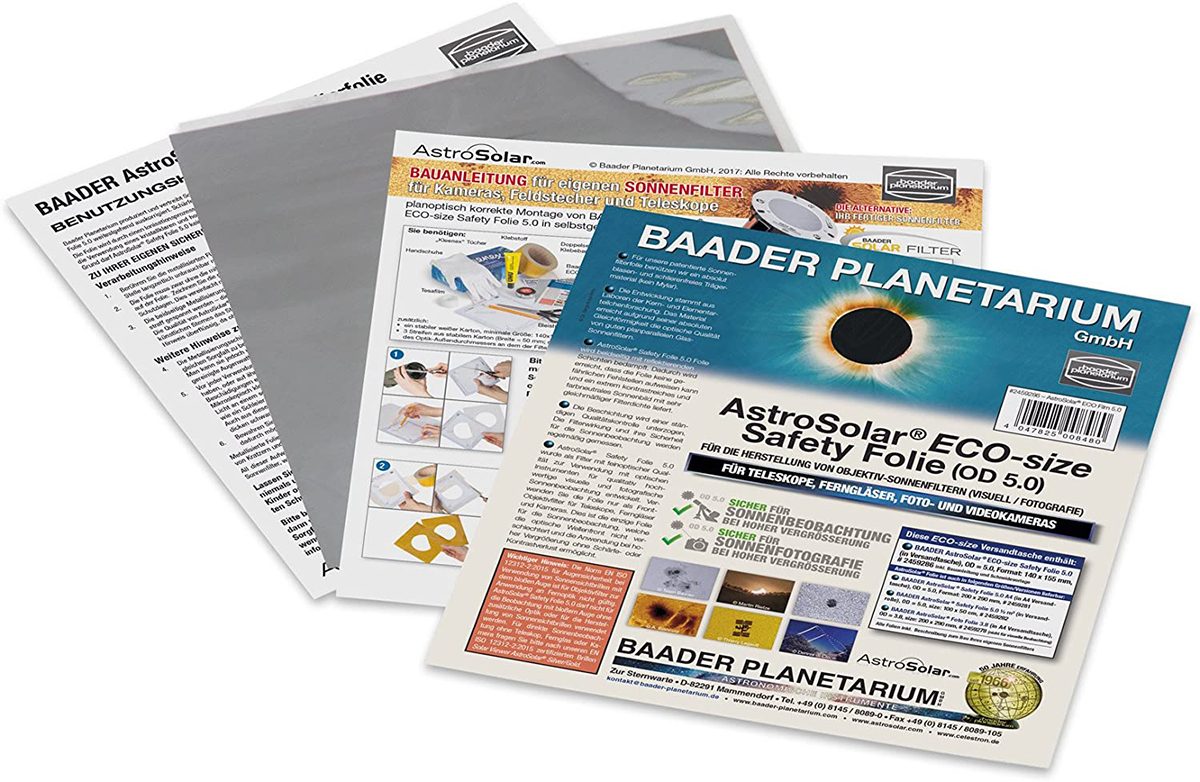 Baader Planetarium AstroSolar Solar Filter