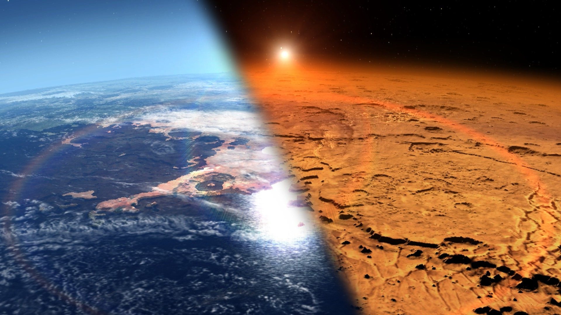 Mars was once wet and covered in thick carbon dioxide atmosphere before both went missing. Credit: NASA's Goddard Space Flight Center