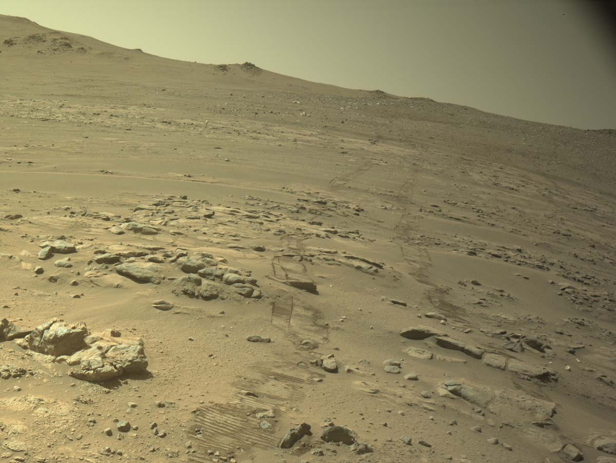 A view of Mars captured by Perseverance on 11 October 2026, the day the rover beat the off-world record. Credit: NASA/JPL-Caltech