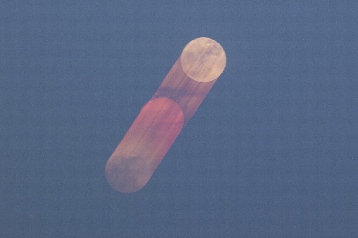 Strawberry Moon rising above Jal Mahal captured by Aquib Ali Ansari, 29 June 2026. Equipment:&nbsp;Canon EOS 5D Mark IV&nbsp;DSLR camera, Sigma 150–600mm contemporary&nbsp;lens, tripod. Exposure: ISO 400, f/8, 1/8s, 211mm. Software: StarStaX&nbsp;(to create the Lunar Drift from over 190 sequential images); Adobe Lightroom&nbsp;(final processing, colour correction, exposure adjustments and finishing)
