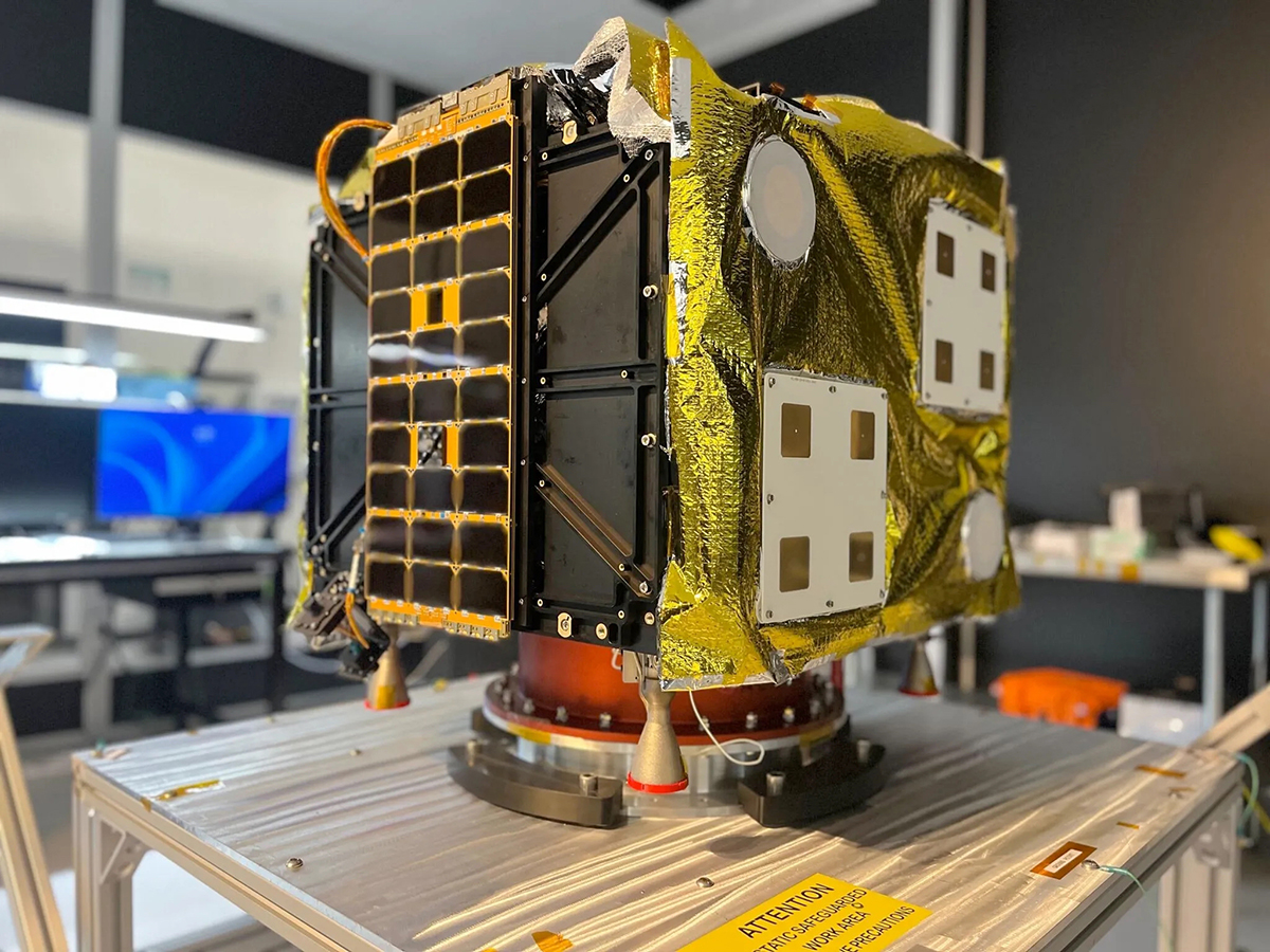 AstroForge’s Odin launched in 2025 to gather intel on nearby platinum-rich asteroid 2022 OB5. Credit: AstroForge