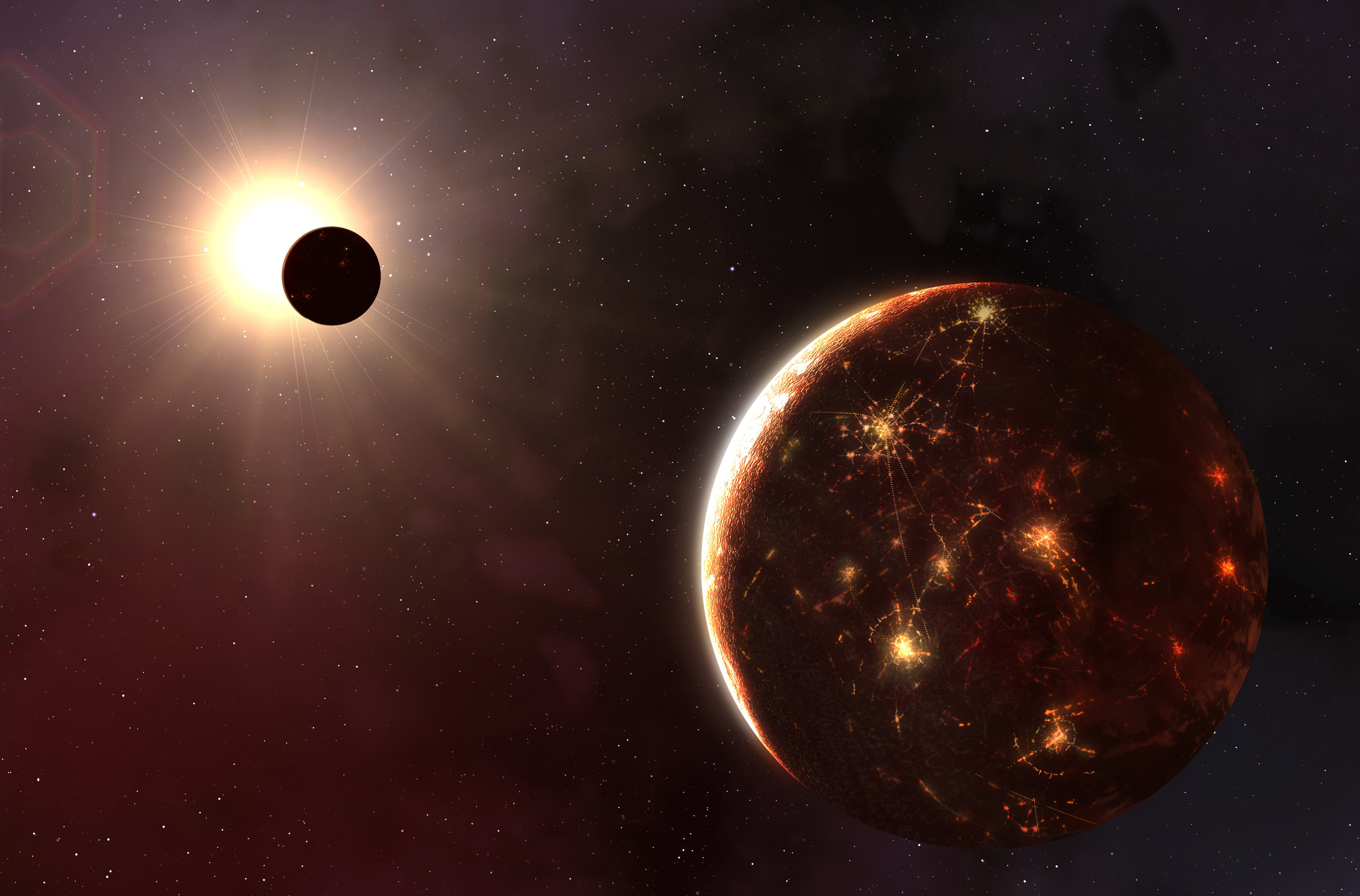 Technosignatures could indicate a technologically advanced species on a distant planet. Credit: Mark Garlick / Science Photo Library / Getty Images