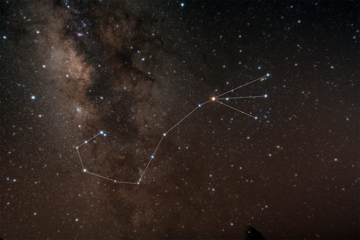 Constellation Scorpius. Credit: Bernhard Hubl/ccdguide.com