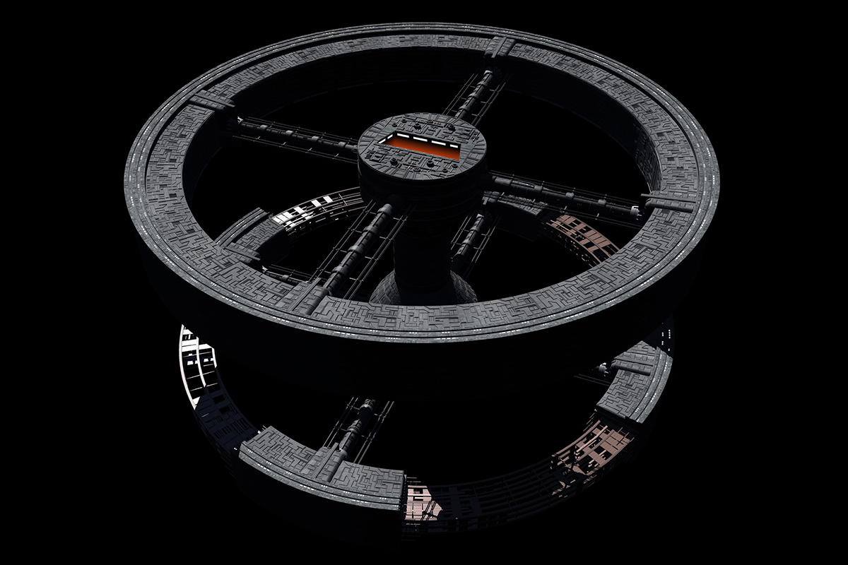 Space Station 1, from 2001: A Space Odyssey. Credit: Rhys Taylor/Stocktrek Images