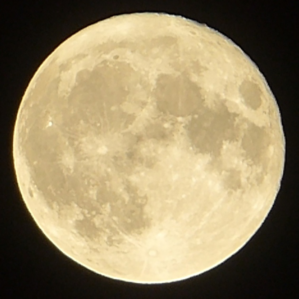The Blue Moon captured by James M from Kent, UK, 1 June 2026, 00:32 local time. Equipment: Panasonic DMC-TZ60 camera. Exposure: f/6.4, 1/250s, ISO-800
