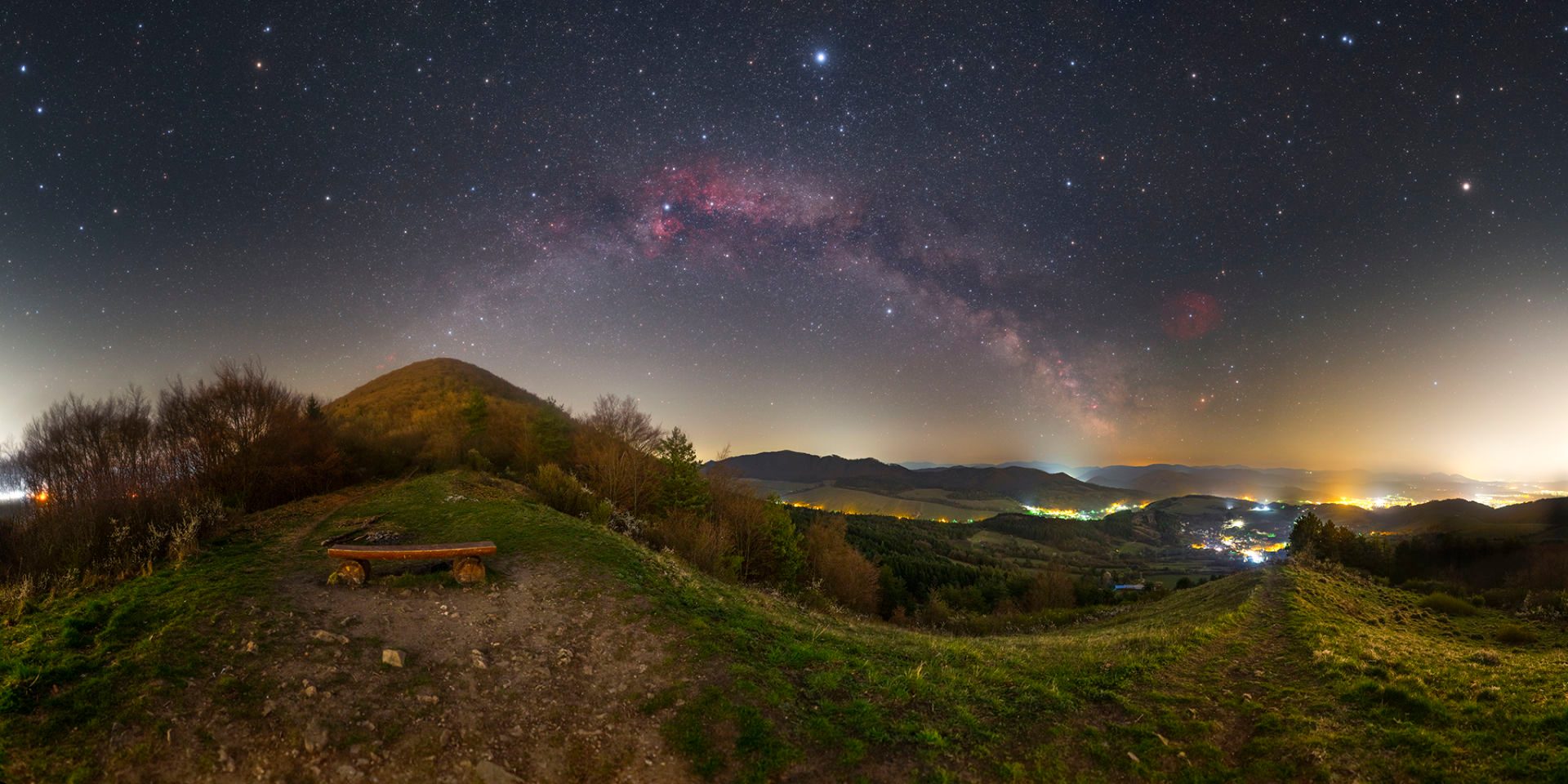 Milky Way over Slovakia Ondrej Králik, Veľký Manín, Považská Bystrica, Slovakia, 12 April 2026 Equipment: Canon EOS 6D camera, Sigma 24mm lens, Innorel RT80C tripod