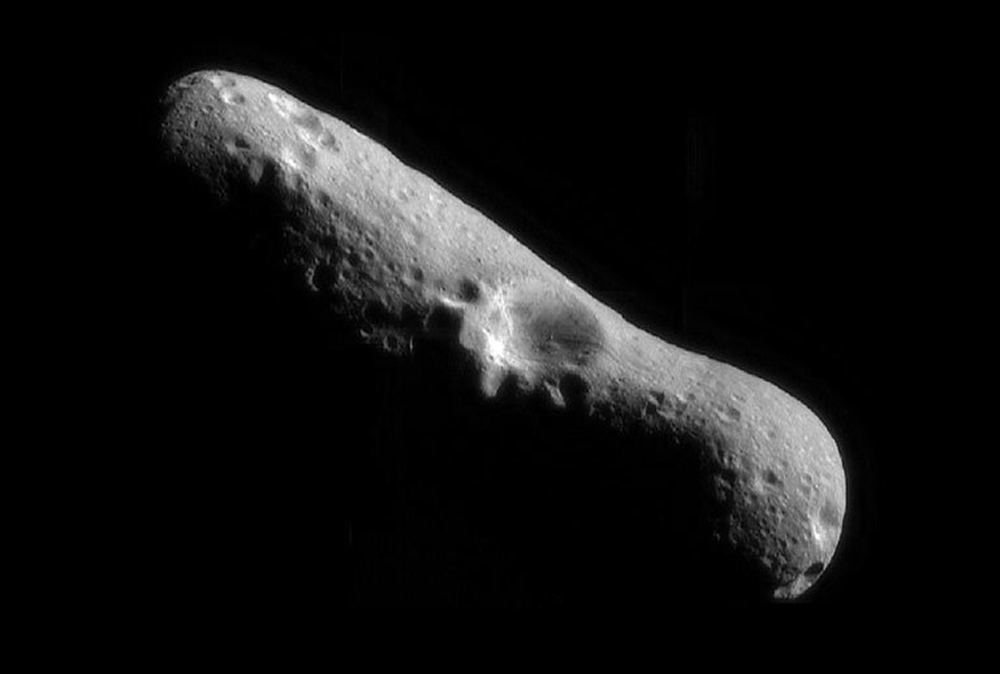 433 Eros, as seen by the NEAR spacecraft. Credit: NASA/JPL