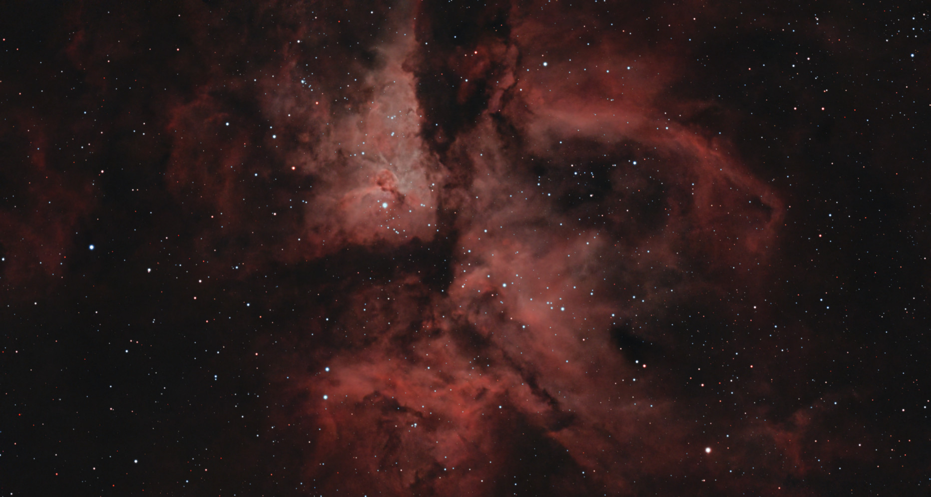 The Carina Nebula Liz Williams, Wamuran, Queensland, Australia, 5 April 2026 Equipment: DwarfLab DWARF Mini smart telescope, DwarfLab Mini Hydraulic Tripod