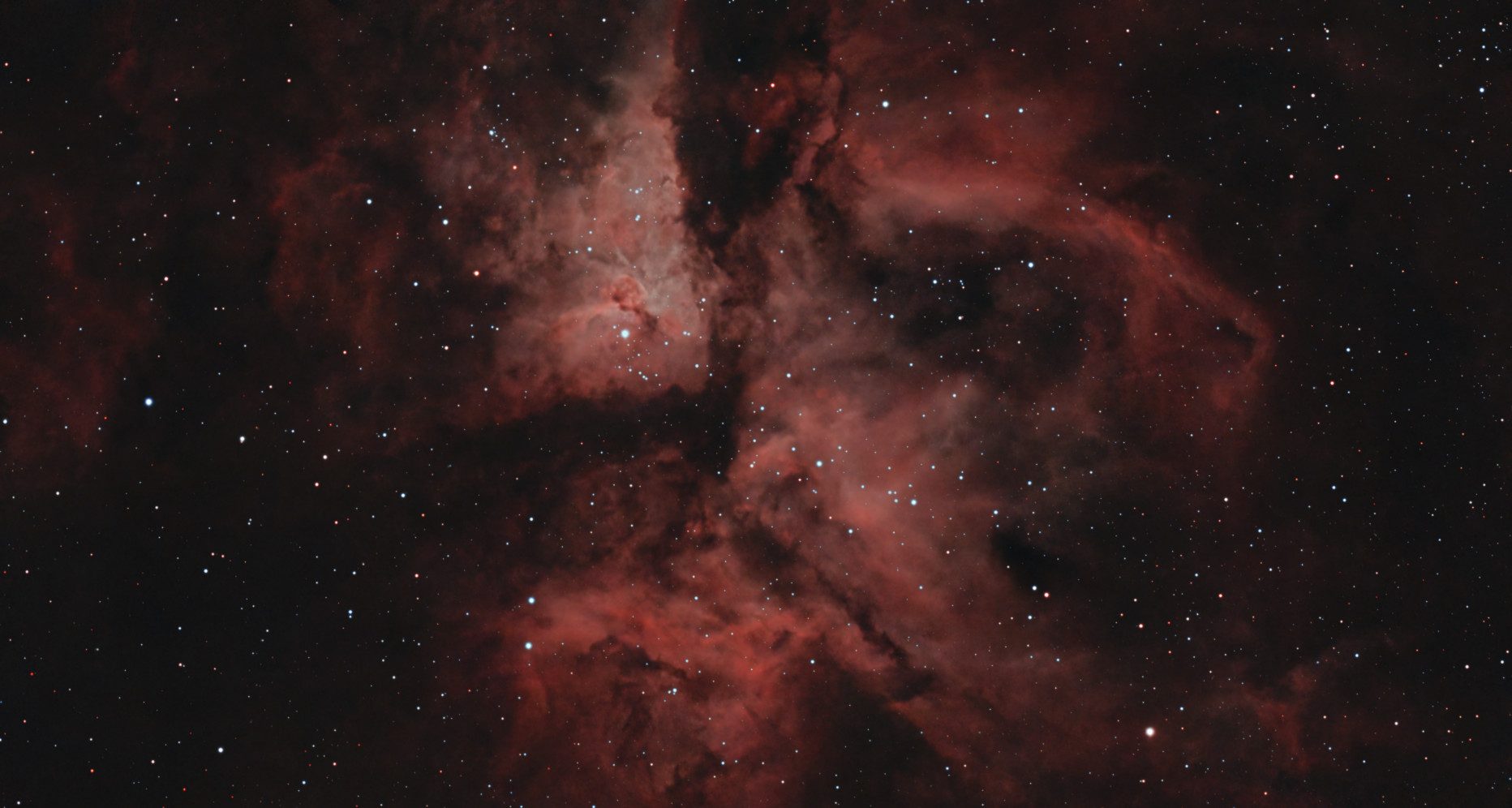 The Carina Nebula Liz Williams, Wamuran, Queensland, Australia, 5 April 2026 Equipment: DwarfLab DWARF Mini smart telescope, DwarfLab Mini Hydraulic Tripod