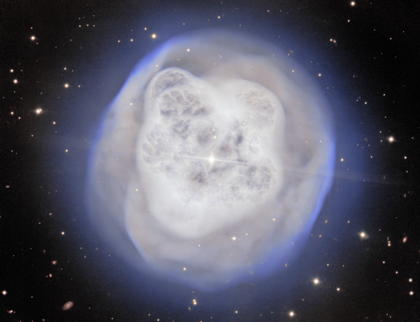 The Crystal Ball Nebula, NGC 2514 Gemini North, 21 May 2026 Credit: International Gemini Observatory/NOIRLab/NSF/AURA. Image processing: J. Miller & M. Rodriguez (International Gemini Observatory/NSF NOIRLab), T.A. Rector (University of Alaska Anchorage/NSF NOIRLab), D. de Martin & M. Zamani (NSF NOIRLab)