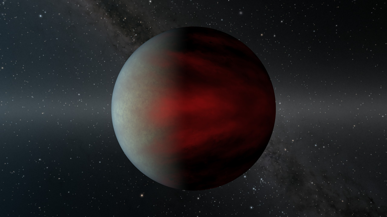 Artist's impression of a hot Jupiter exoplanet. Credit: NASA/JPL-Caltech/R. Hurt