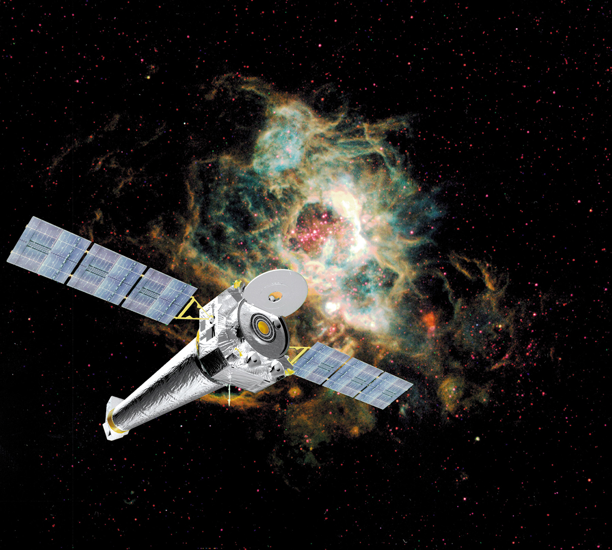 NASA's Chandra X-ray Observatory is one of many threatened by budget cuts. Illustration: MSFC