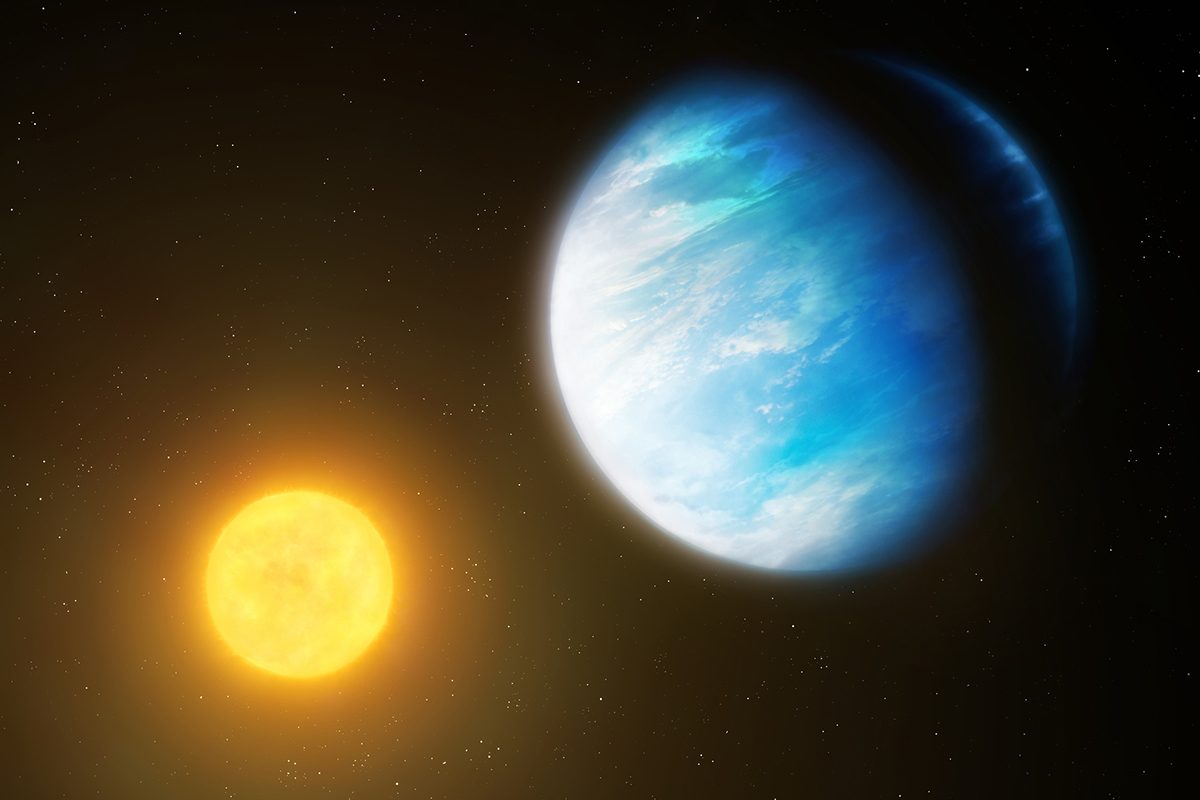 Artist's impression of an Earth-like exoplanet. Credit: Nazarii Neshcherenskyi / Getty Images