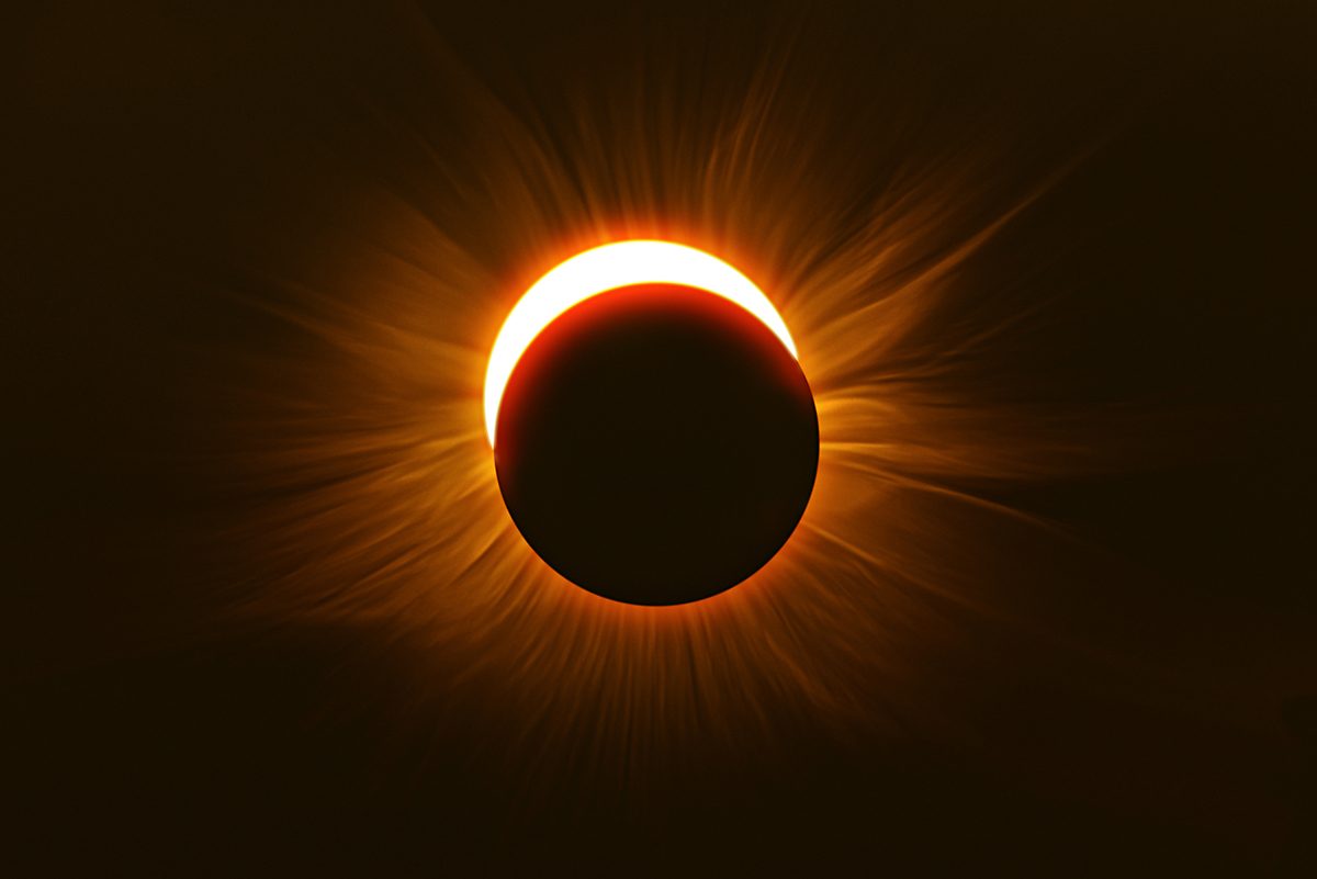 Solar eclipses occur during new Moon. Credit: Matt Anderson Photography / Getty Images