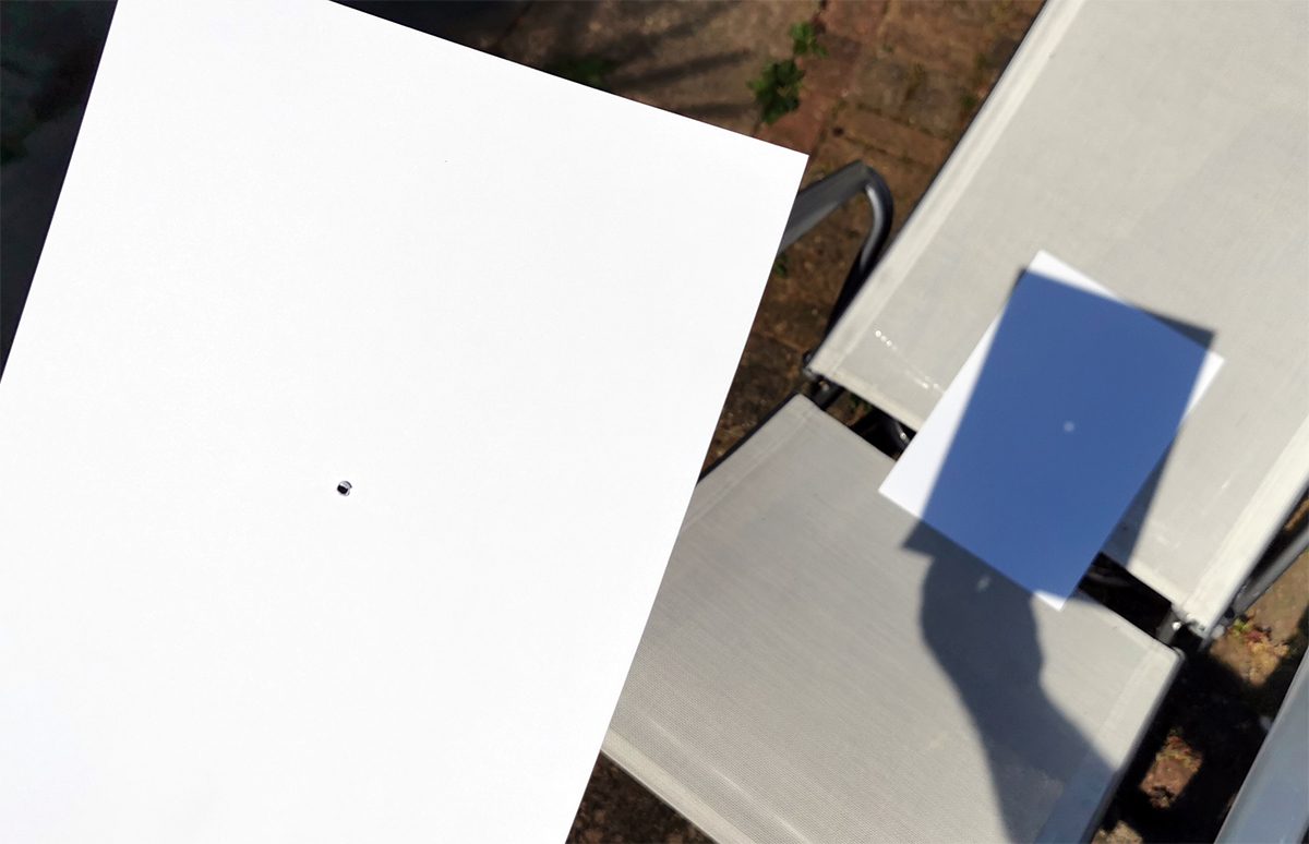 eclipse pinhole projection