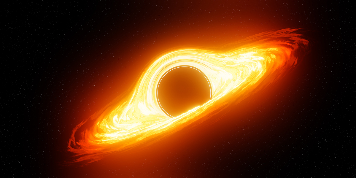 Most major galaxies have a supermassive black hole in their centre. Credit: Daniel Megias / iStock / Getty Images Plus