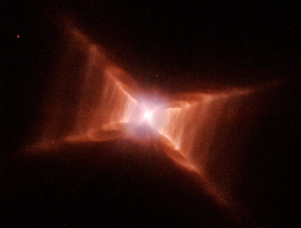 Red Rectangle Nebula. Credit: NASA; ESA; Hans Van Winckel (Catholic University of Leuven, Belgium); and Martin Cohen (University of California, Berkeley)