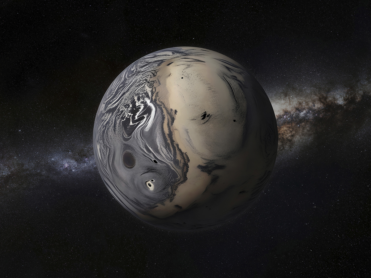 Rogue planets are planet-like bodies that aren't orbiting a star, but wandering through space. Credit: Pablo Carlos Budassi/Stocktrek Images/Getty Images