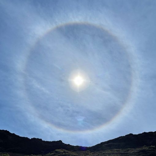 Solar halo Keith Wilson, Lanzarote, Canary Islands, Spain, 24 March 2026 Equipment: iPhone 15 Pro Max