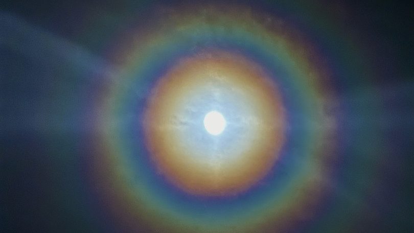Lunar halo Jessica Hatton Evans, Newport, Wales, UK, 28 February 2026 Equipment: iPhone 15 Pro