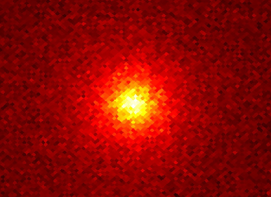 A gamma ray observation of our Moon by the Fermi Gamma-ray Space Telescope. Credit: NASA/DOE/Fermi LAT Collaboration