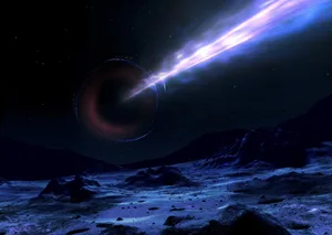 Artist's impression of a gamma-ray burst. Credit: MARK GARLICK/SCIENCE PHOTO LIBRARY/istock/getty images Artist's impression of a gamma-ray burst. Credit: MARK GARLICK/SCIENCE PHOTO LIBRARY/istock/getty images