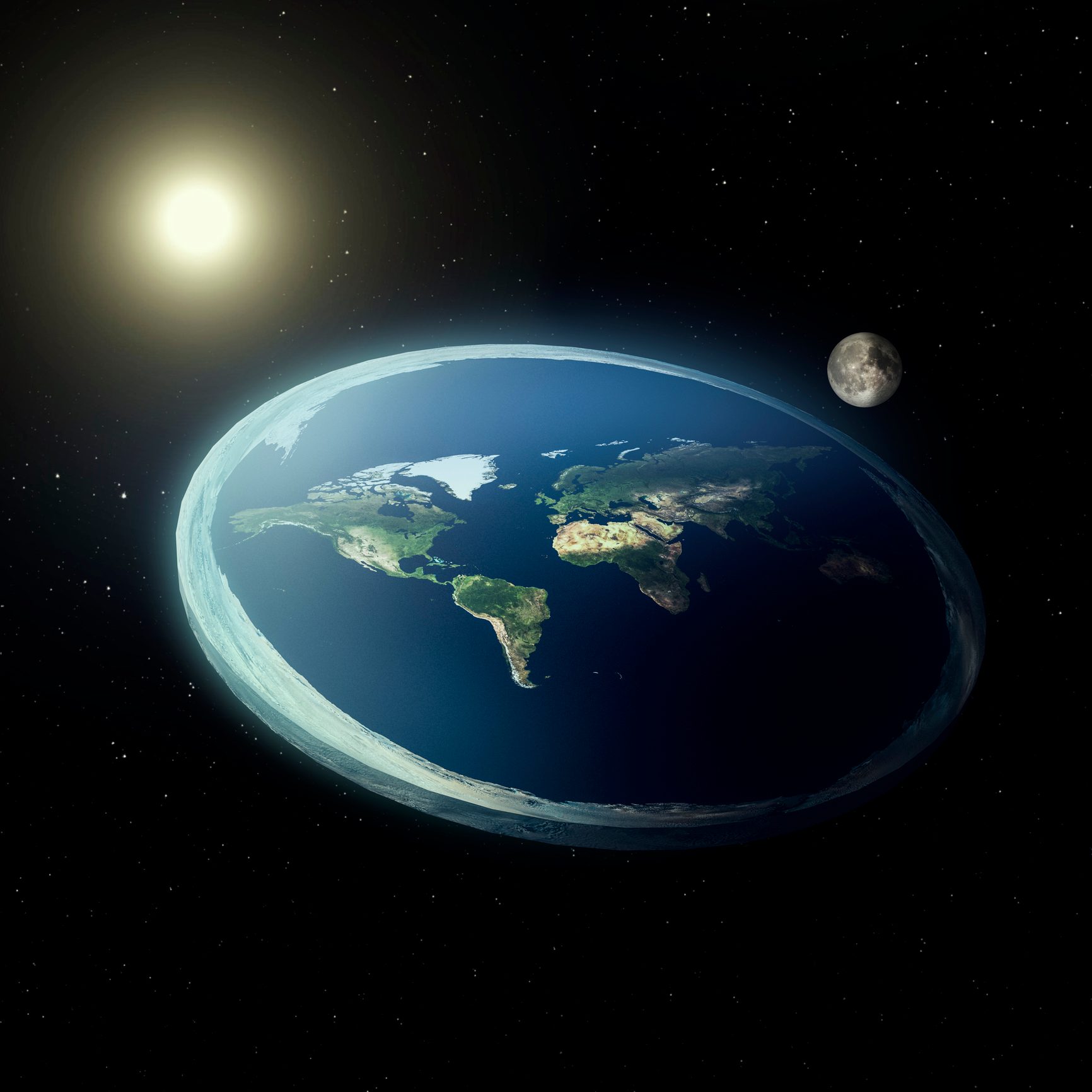 The idea of a donut Earth seems to have originated on the messageboards of the Flat Earth Society. Credit: Martin Wimmer / Getty Images